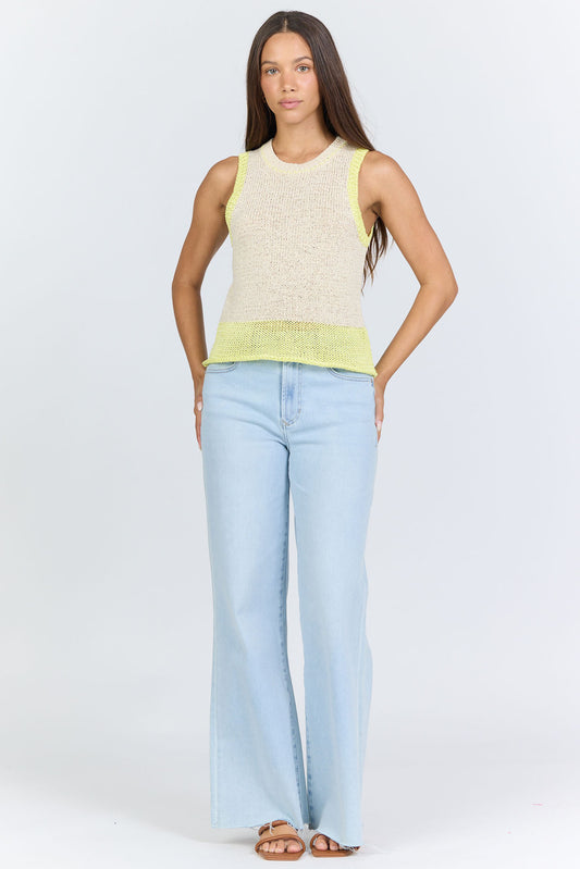 WAX YELLOW STRIPE BAYLA TANK