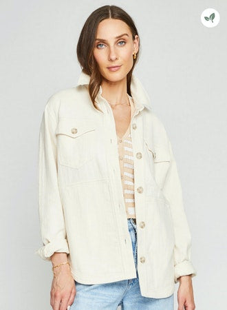 GENTLE FAWN CREAM NICHOLSON BUTTON UP