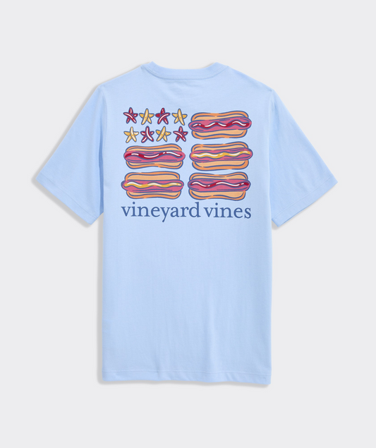 HOT DOG USA FLAG TEE
