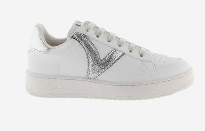 VICTORIA MADRID LEATHER & METAL SNEAKER