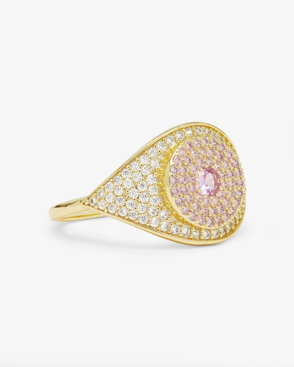 ROSE EVIL EYE RING