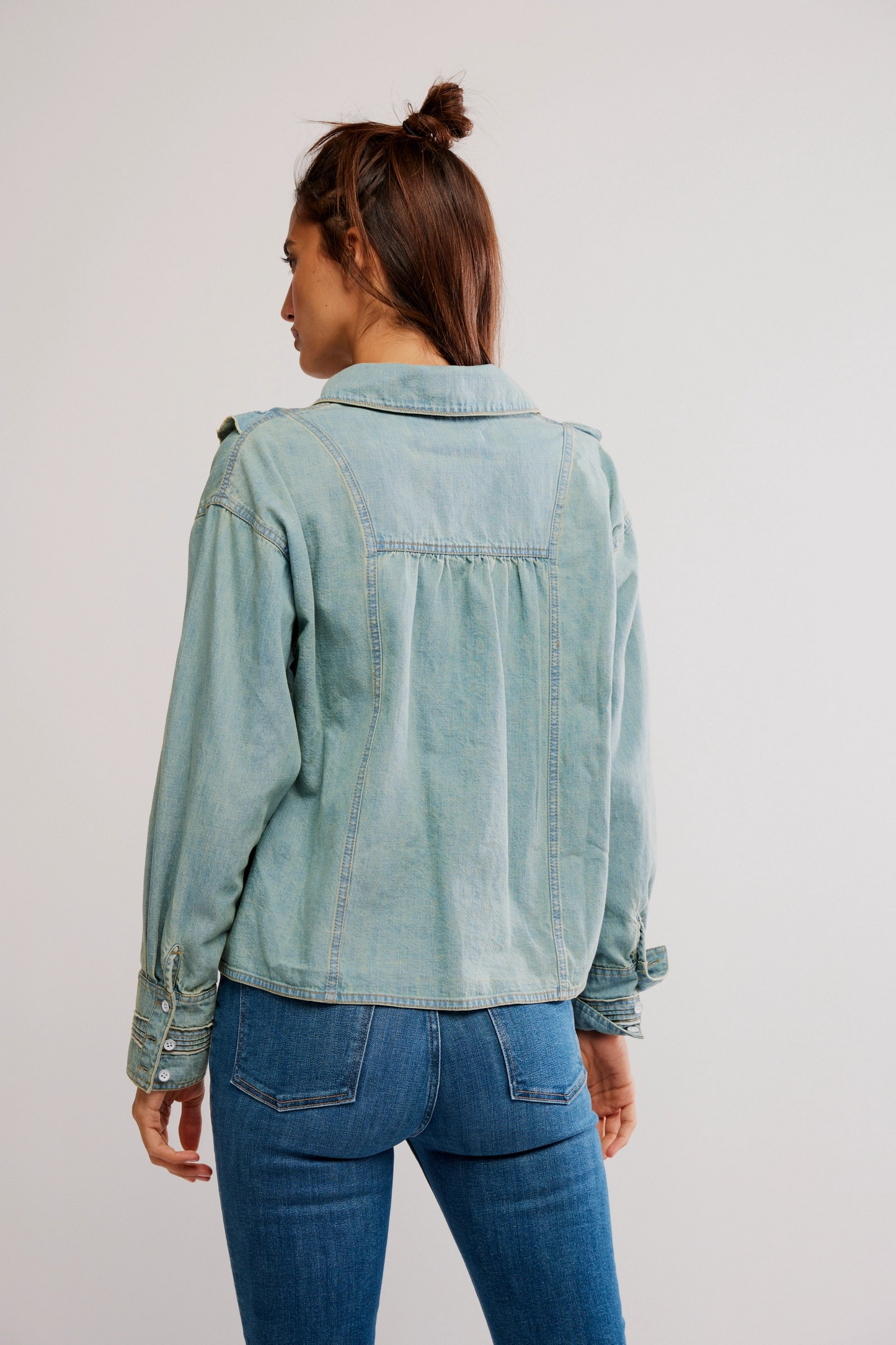 TATTERED AND RUFFLED TOP