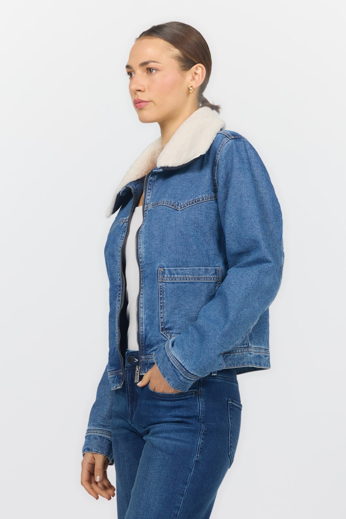 DEAR JOHN HEIRLOOM BLUE WAVERLY JACKET