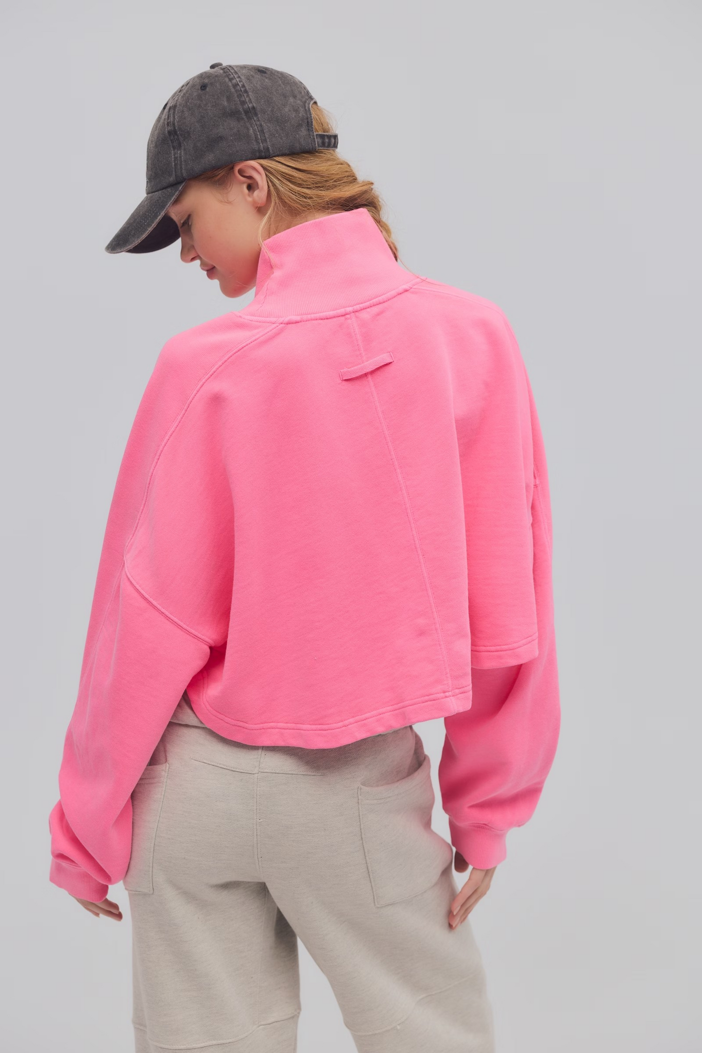 HOT PINK PICK UP GAME PULLOVER