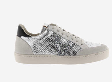 VICTORIA BERLIN METAL SNAKE SNEAKERS