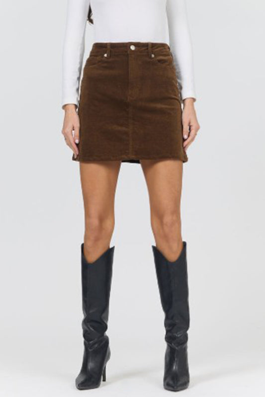 CAPPUCCINO QUINN MINI SKIRT