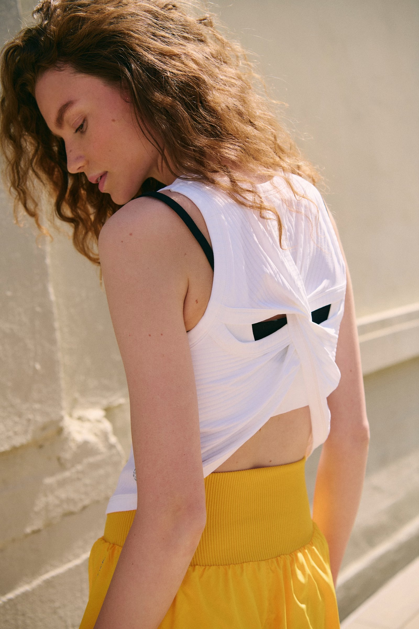 FREE PEOPLE WHITE COMEBACK TANK