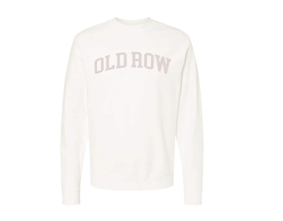 OLD ROW LAVENDER/WHITE CREWNECK