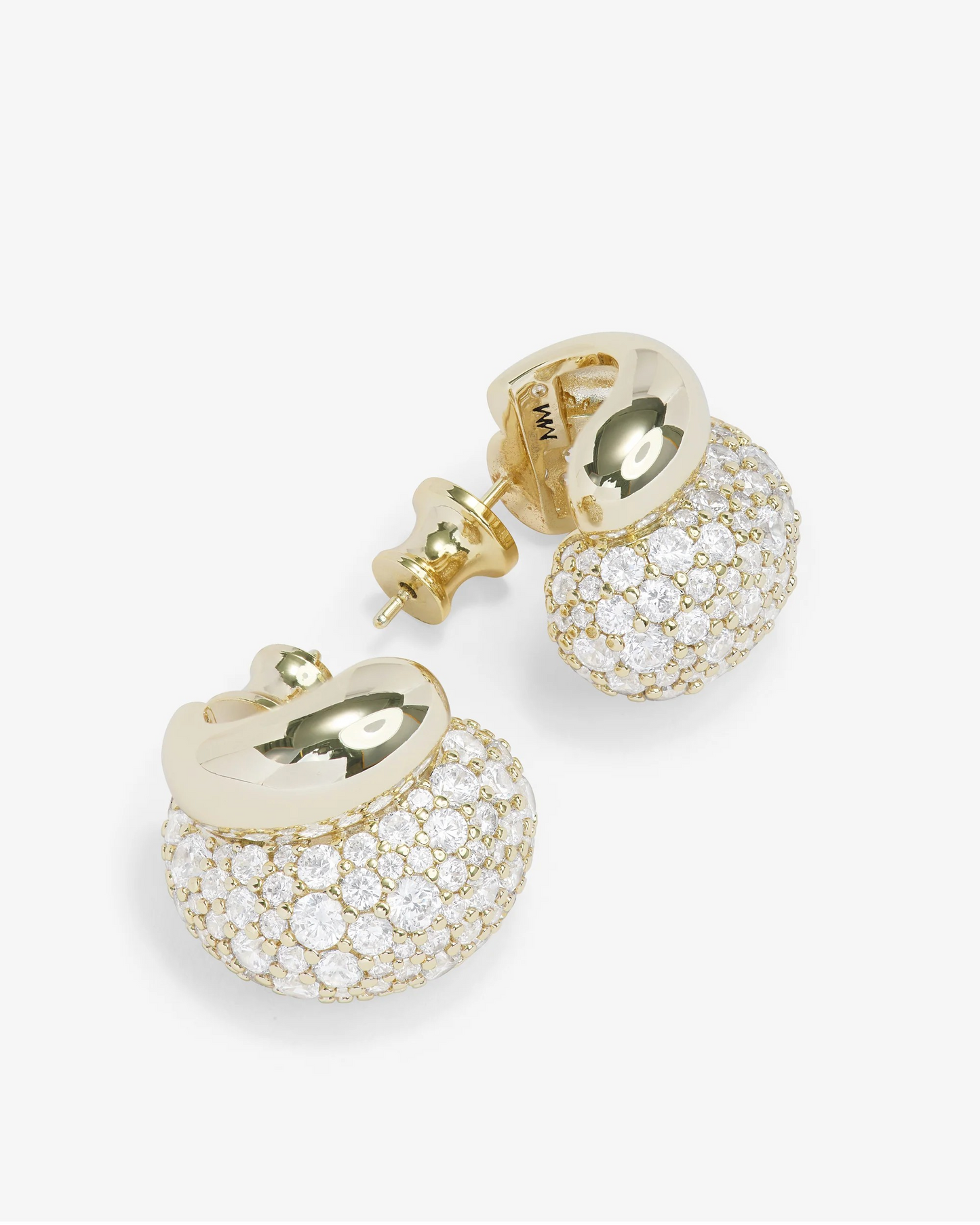 MELINDA MARIA NORAH LOVES A PAVE DOUBLE HOOP