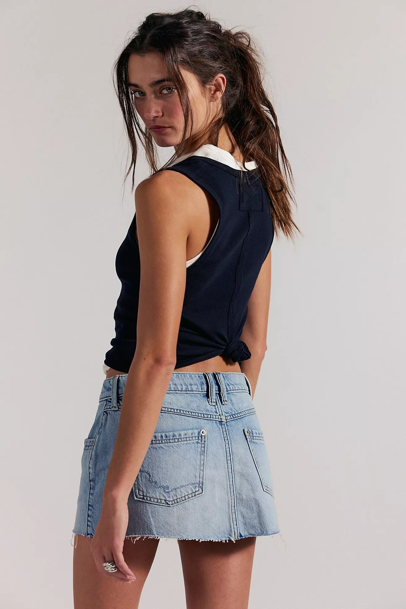 IT'S ALL RIGHT LAINEY LOW RISE MINI SKIRT