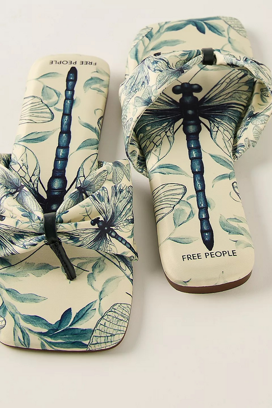 DRAGONFLY BANDANA TIA PRINTED SANDAL