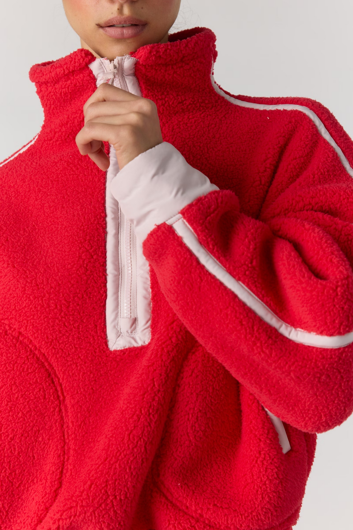 CANDY APPLE MOUNTAIN HIGH HALF-ZIP FLEECE