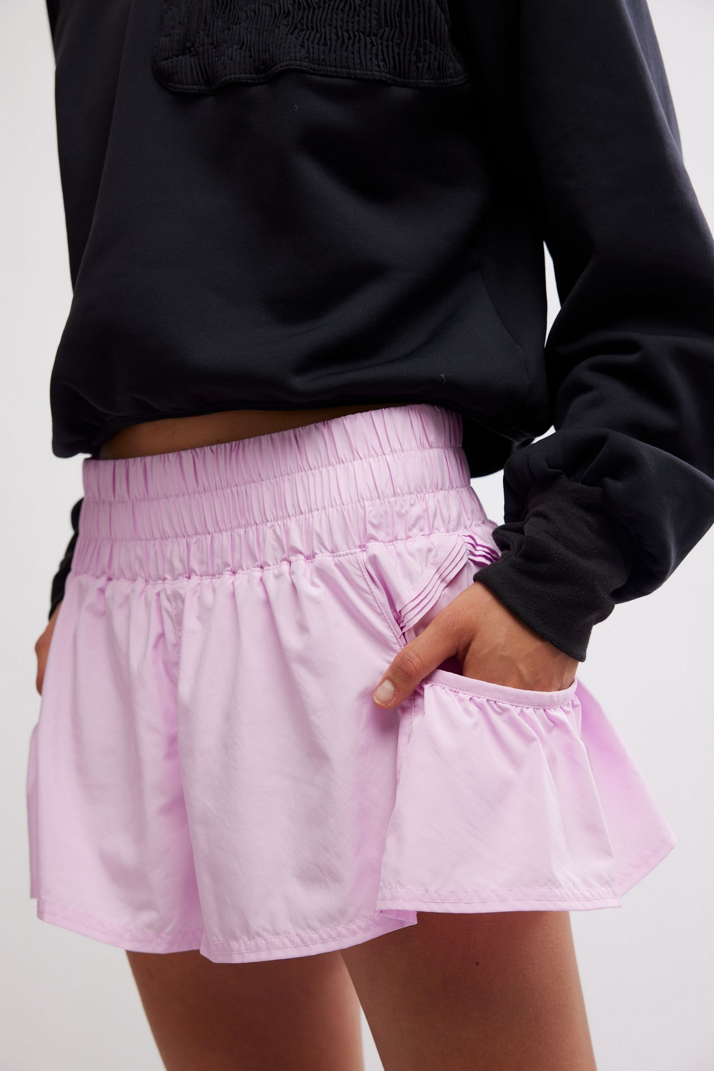 POWDER PINK GET YOUR FLIRT ON SHORTS