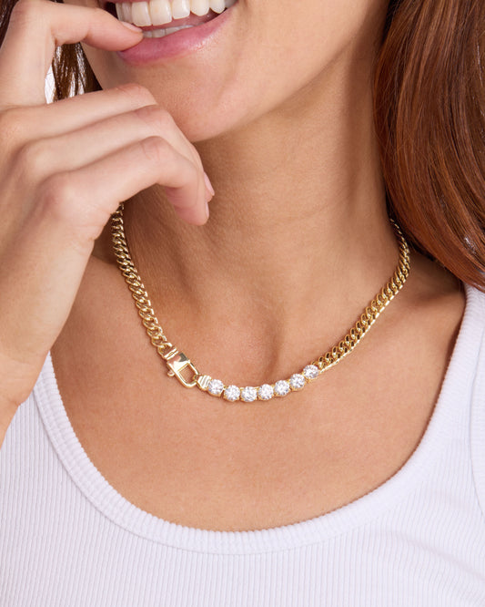 JULIAN LOVES DIAMONDS NECKLACE- 16"