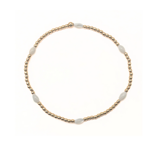 ERIN GRAY ASPEN BRACELET - WHITE OPAL