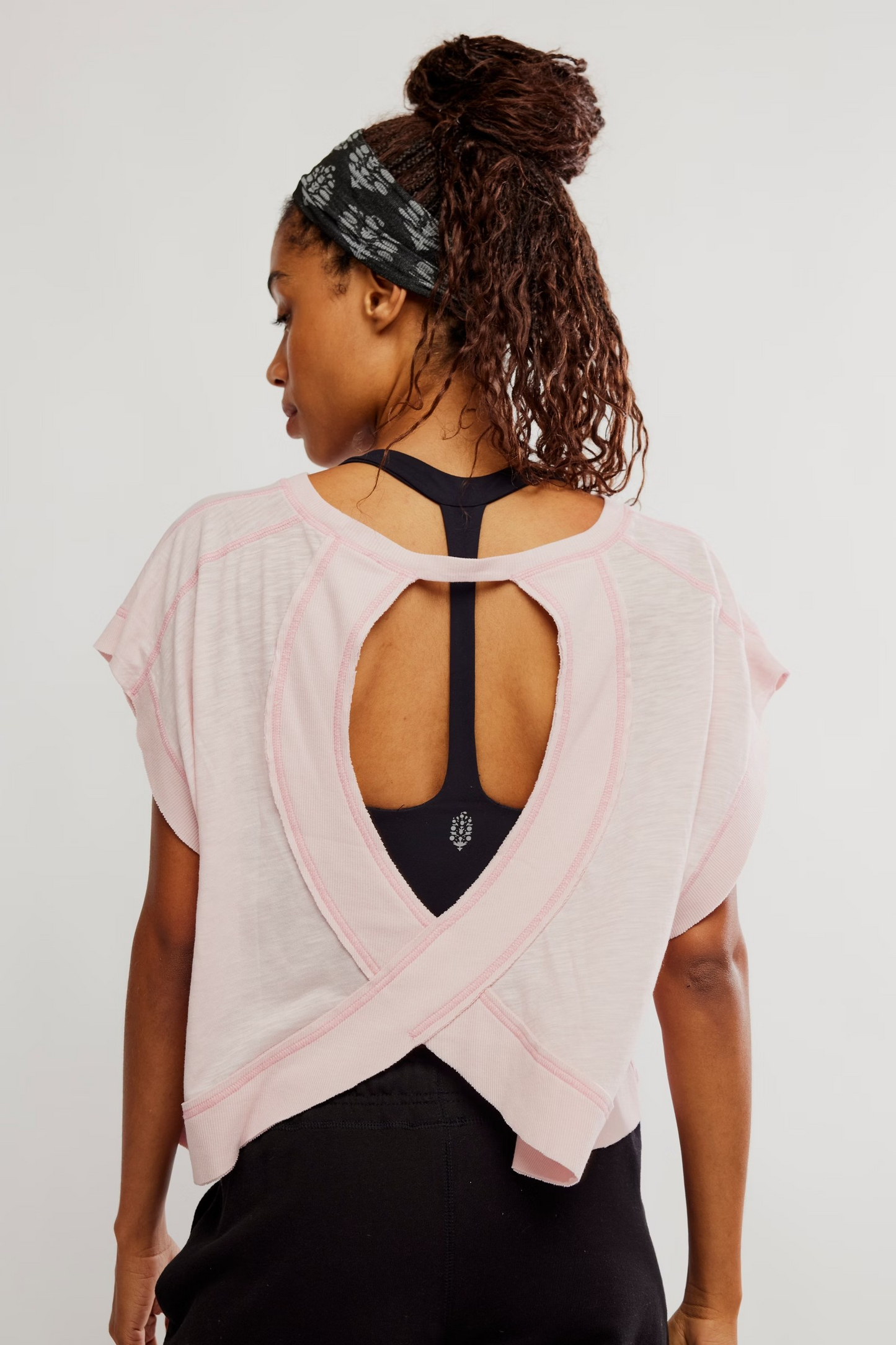 POWDER PINK MY TIME TEE