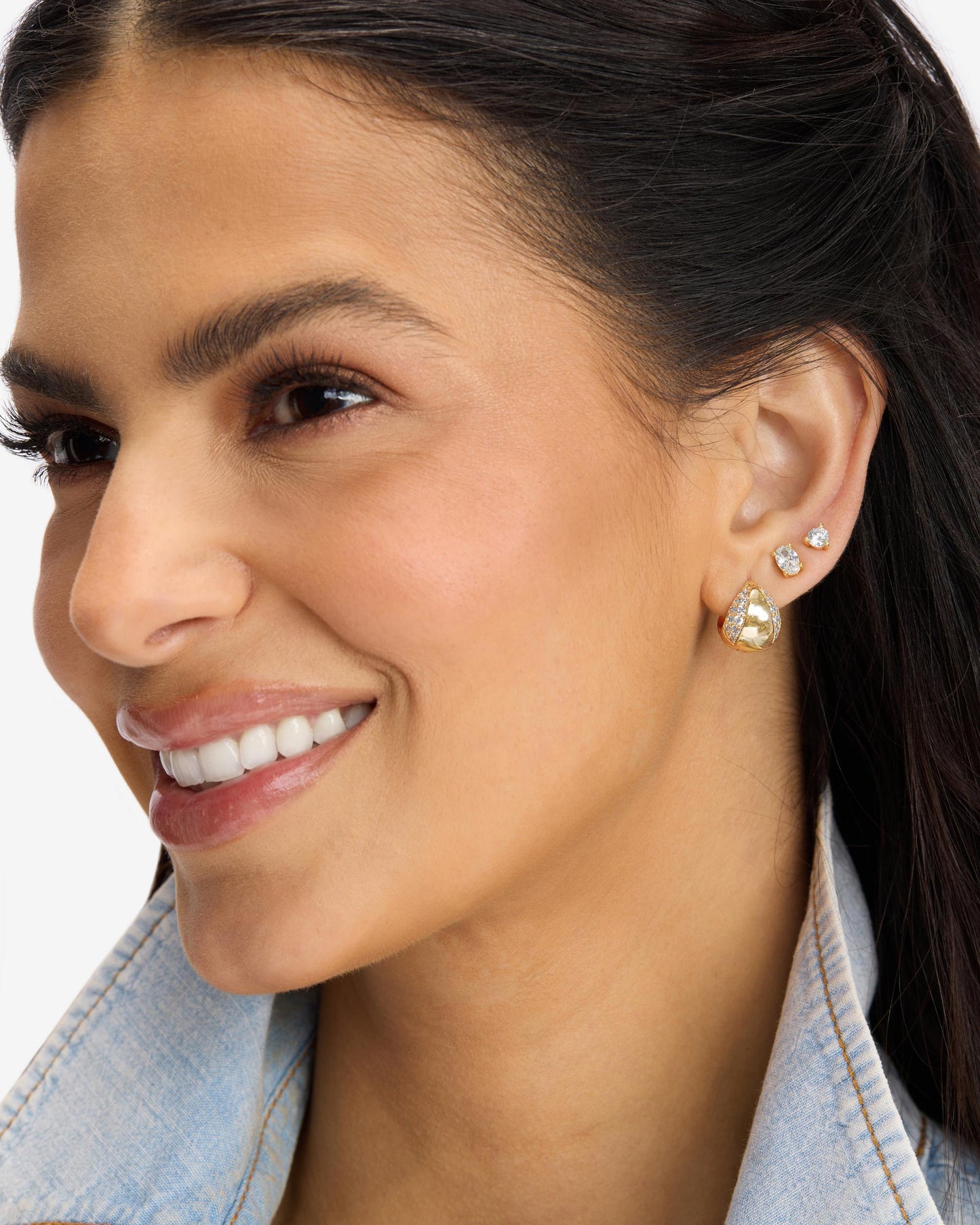 LIL' NORAH MIXED PAVE EARRINGS