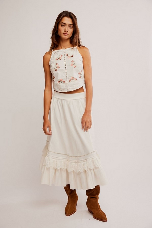 FREE PEOPLE IVORY MAEBERRIE SET