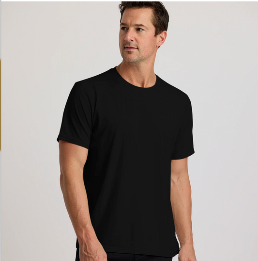 BLACK ELEVATE LIGHTWEIGHT TEE