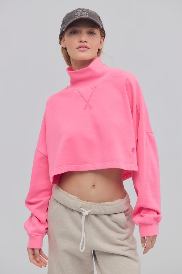 HOT PINK PICK UP GAME PULLOVER