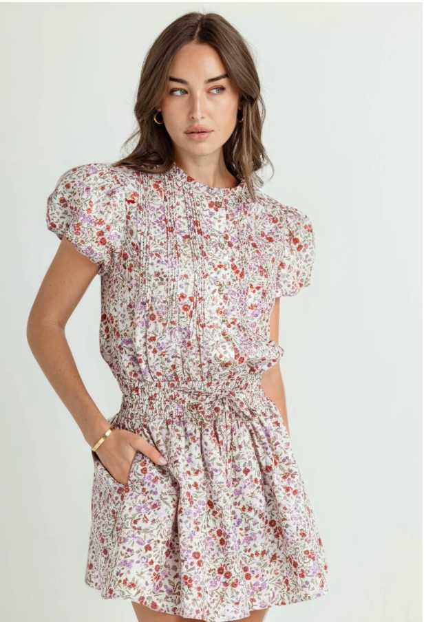 DAMSON GARDEN POPPY DRESS