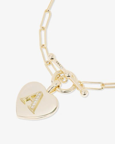 MELINDA MARIA LOVE LETTER CHARM BRACELET