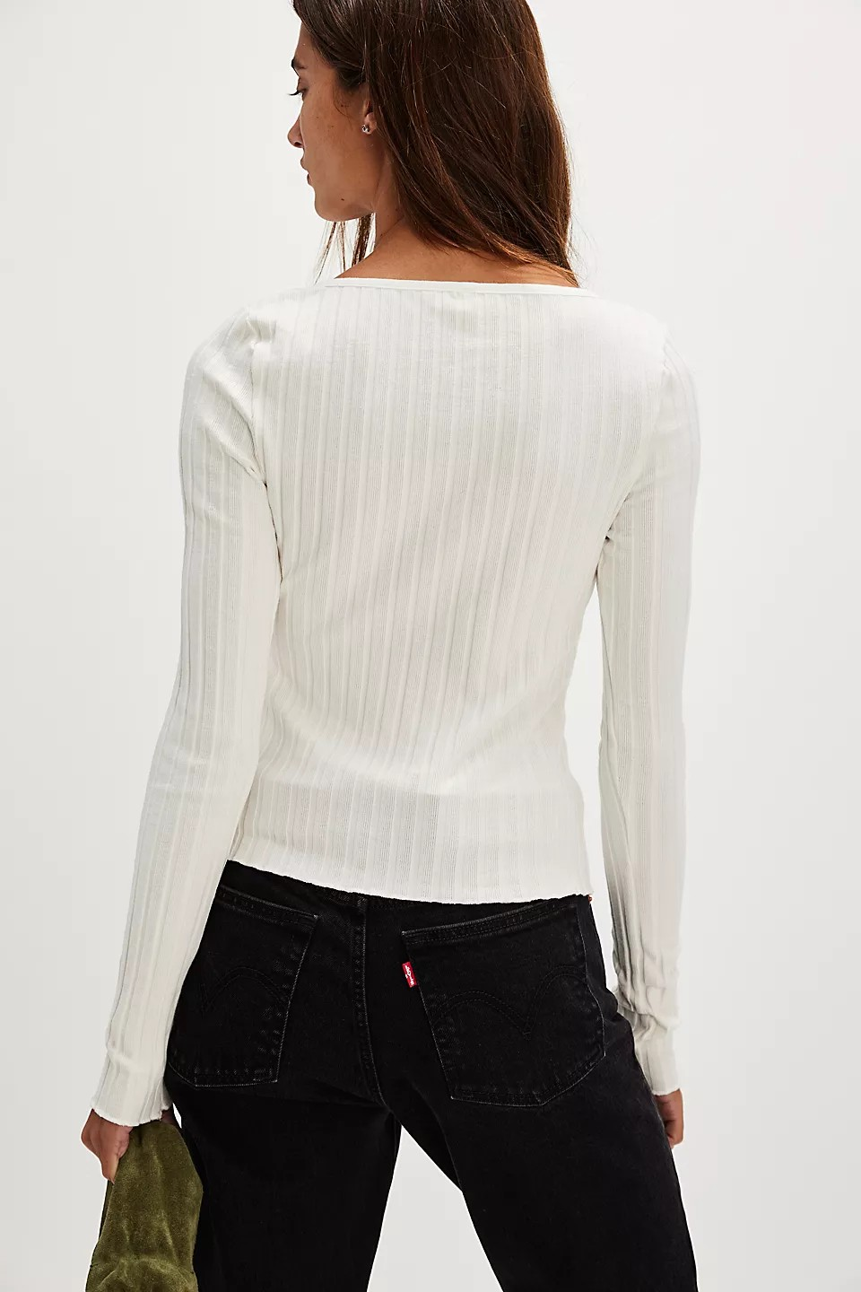IVORY TILLY LONG SLEEVE CARDI