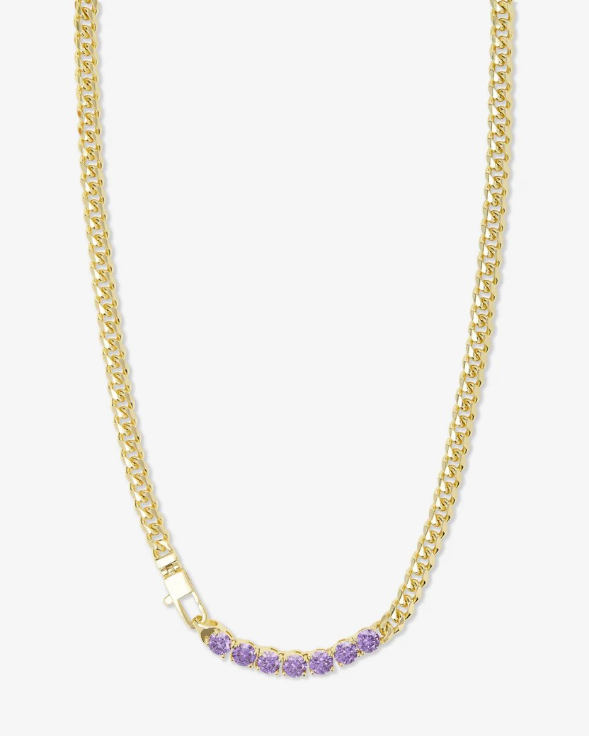 JULIAN LOVES AMETHYST NECKLACE