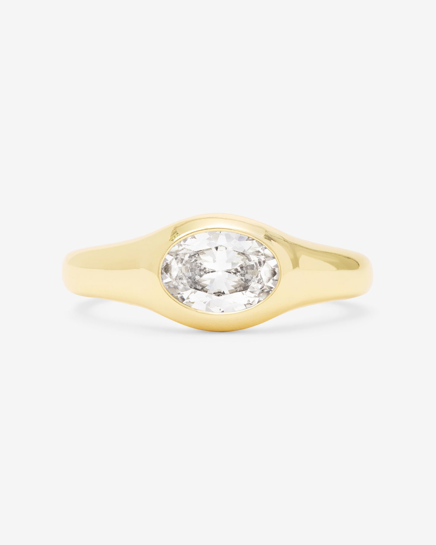 MELINDA MARIA SHE'S A BOSS SIGNET RING- GOLD