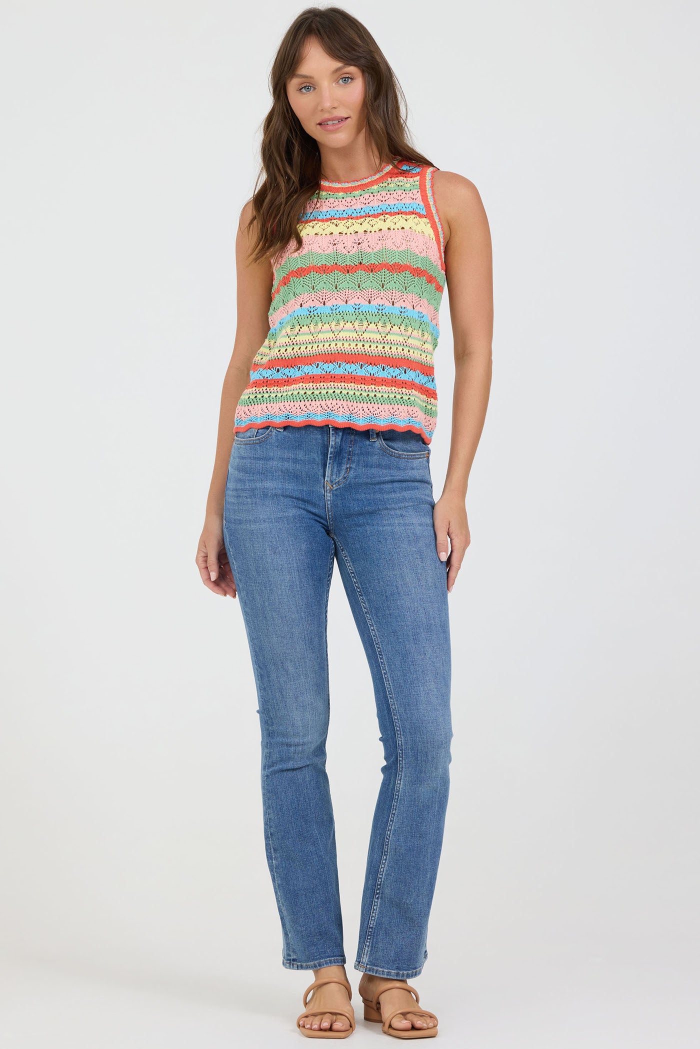 RIVIERA STRIPE AMORA TANK