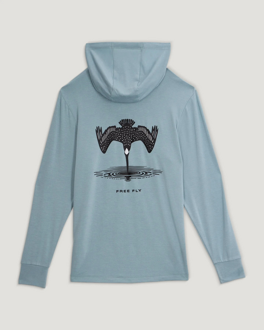 YOUTH BAMBOO SHADE GRAPHIC HOODIE- DIVE BOMB