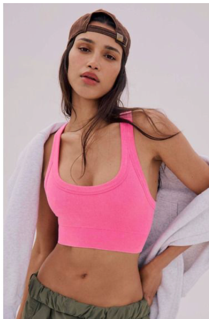 WASHED HOT PINK GO TO BRA