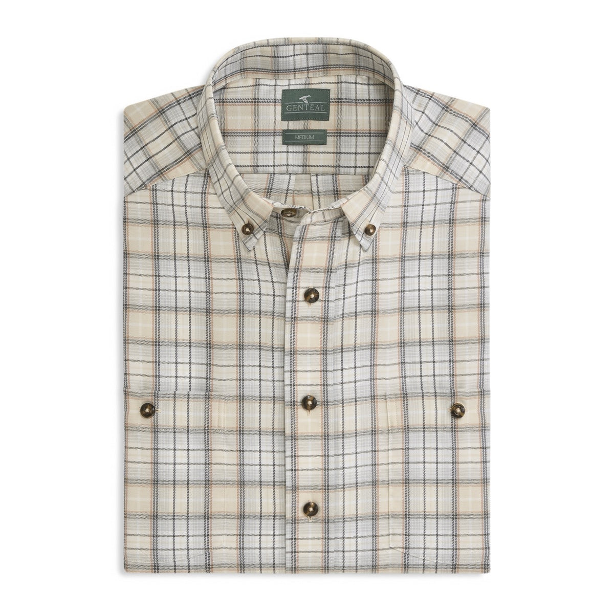 GENTEAL TAN THORNHILL PERFORMANCE FLANNEL