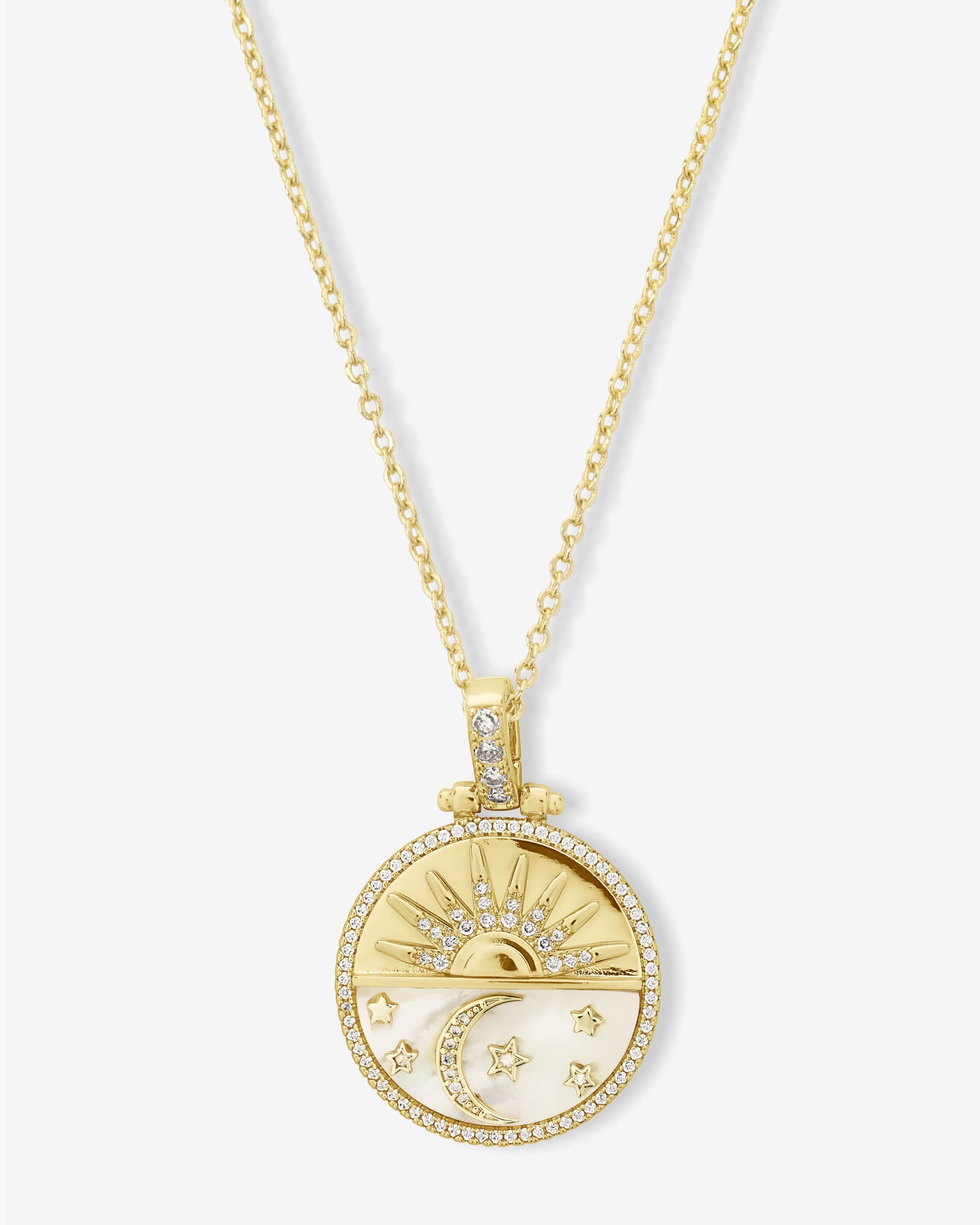 MELINDA MARIA NEW BEGINNINGS MEDALLION NECKLACE