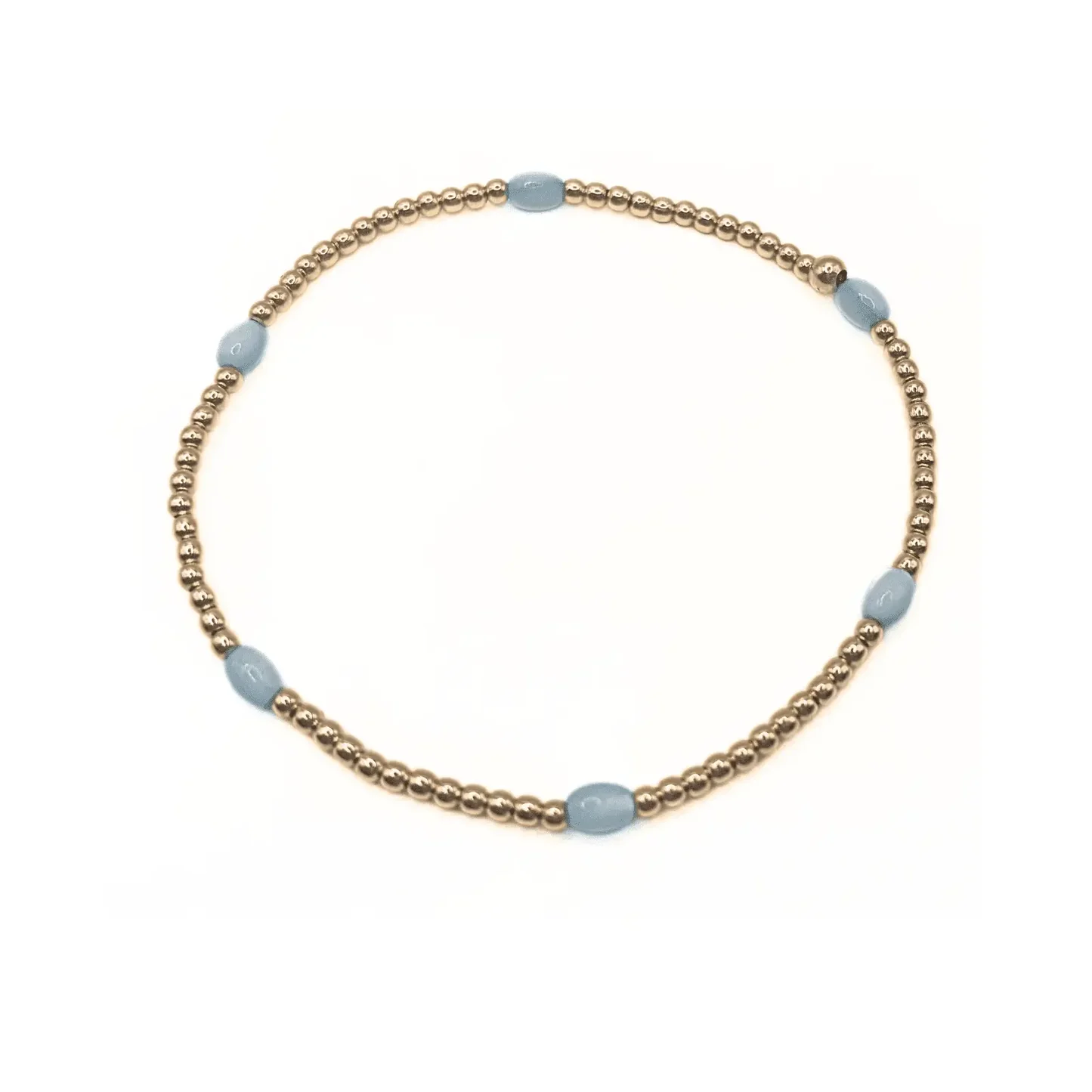 ERIN GRAY ASPEN BRACELET - PALE TURQUOISE