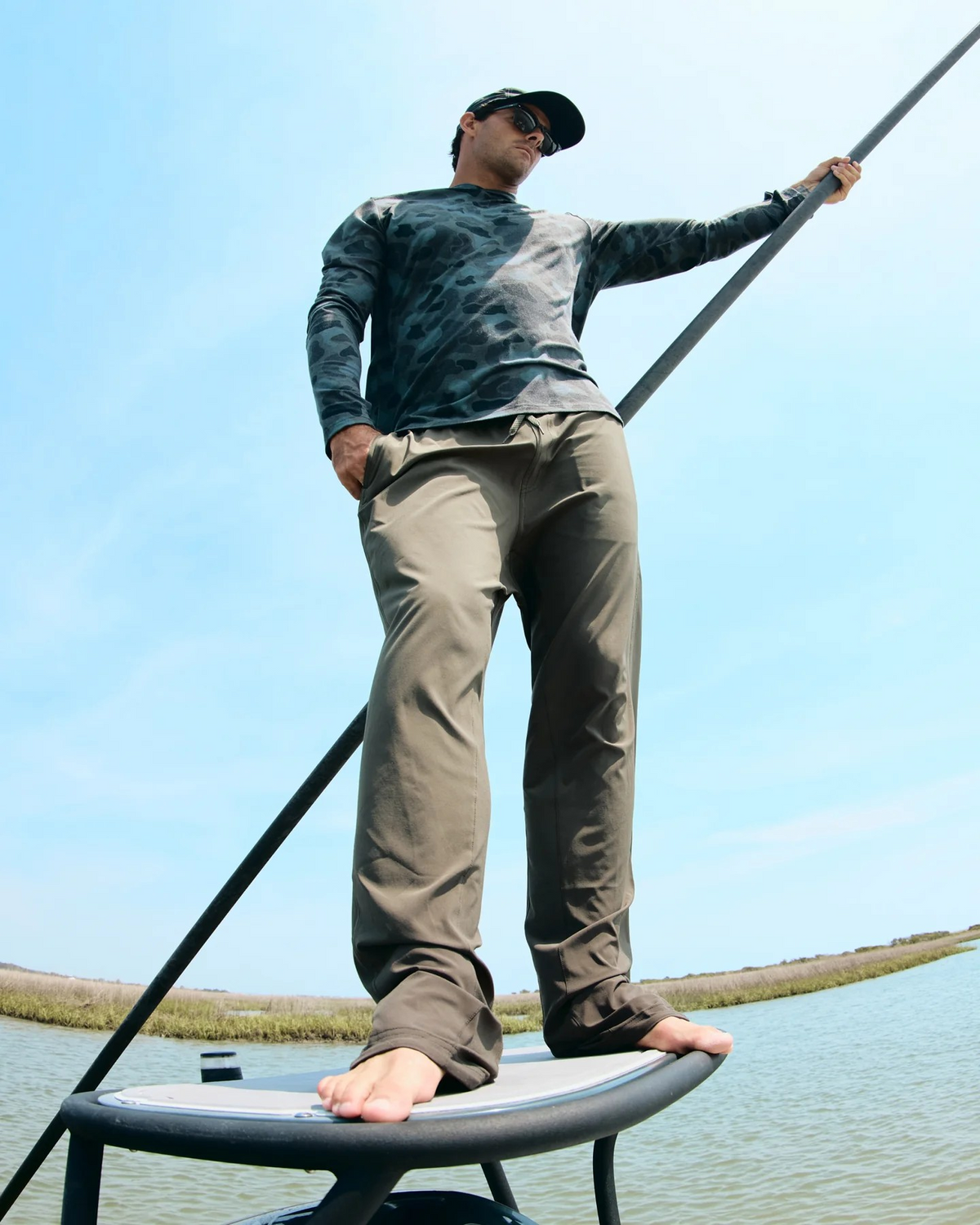 FREE FLY ANTHRACITE MEN'S BREEZE PANT
