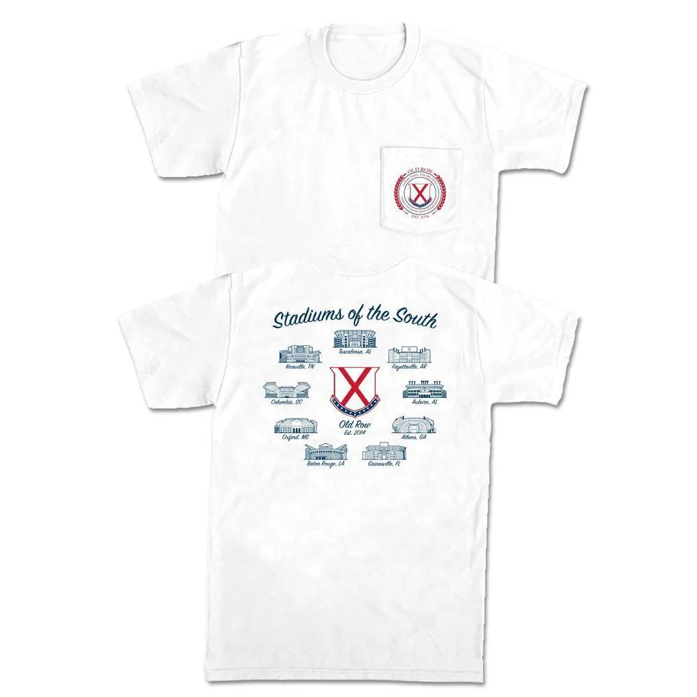 STADIUMS OF THE SOUTH POCKET TEE