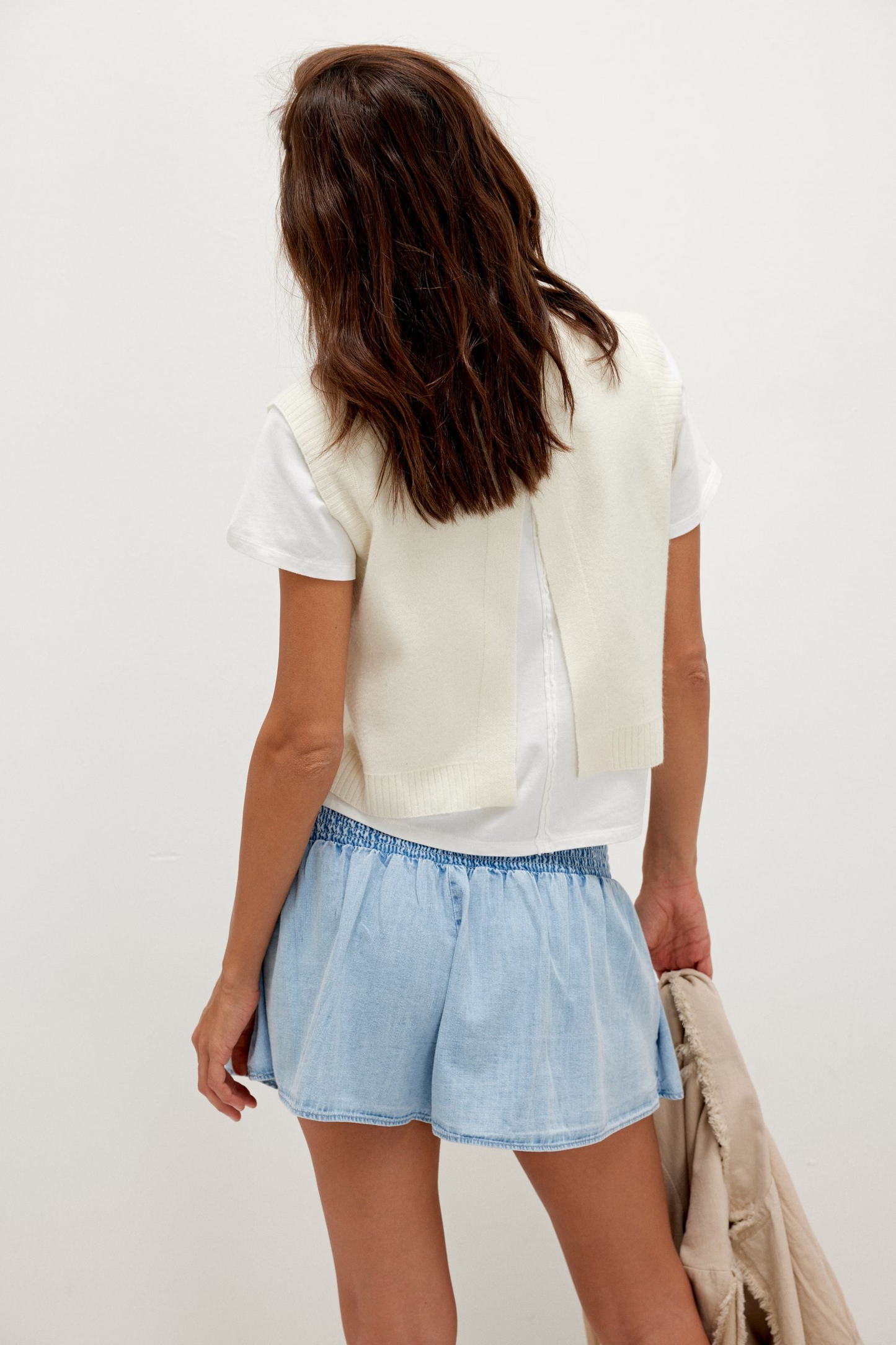 CAPRI BLUE PARADISE FOUND DENIM SKORT