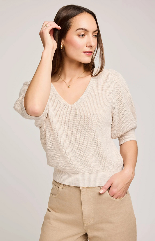 HEATHER OATMEAL PHOEBE SWEATER