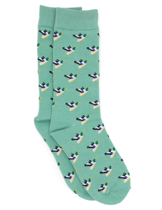 PROPERLY TIED LUCKY DUCK SOCKS- BREAKING WATER