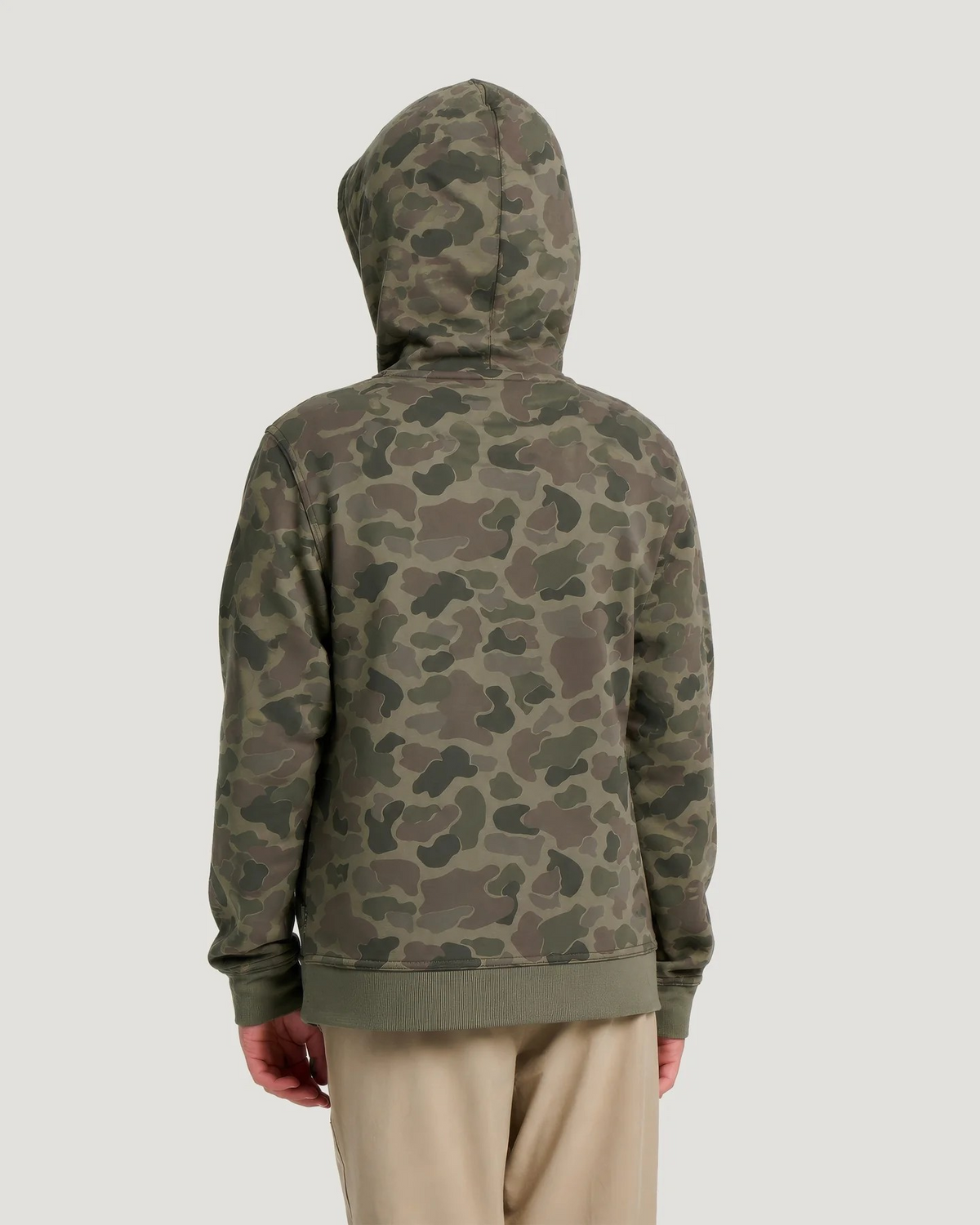 FREE FLY YOUTH CAMO OUTFITTERS FLEECE HOODIE