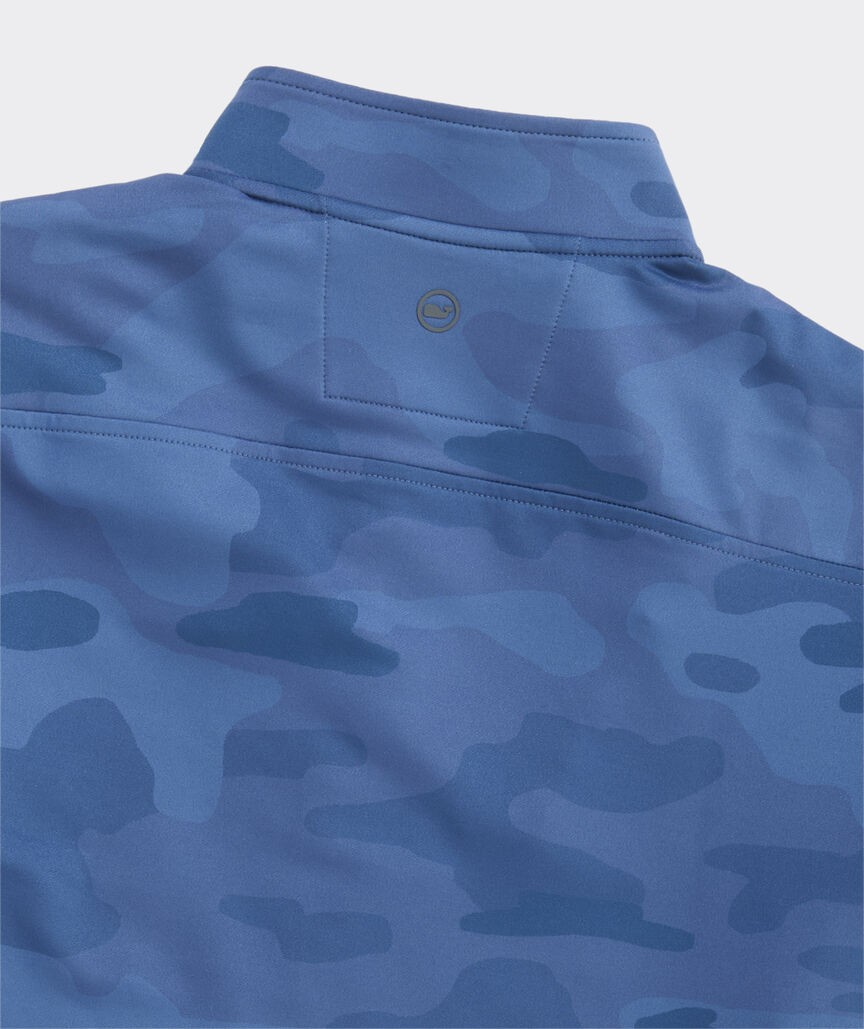 MOONSHINE CAMO PERFORMANCE CLUB QUARTER-ZIP