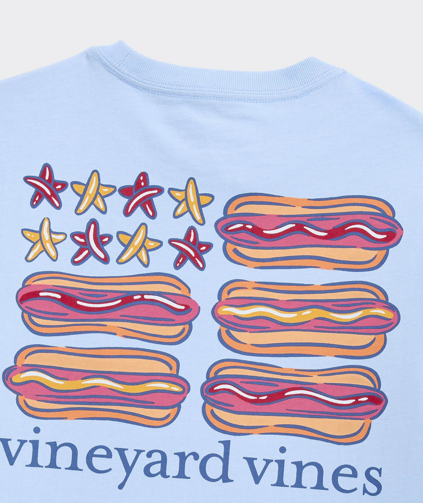 HOT DOG USA FLAG TEE