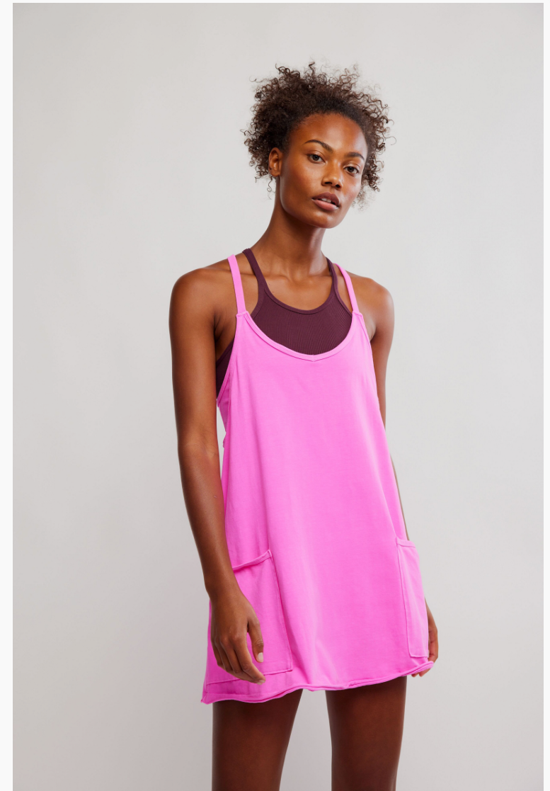 HOT PINK HOT SHOT MINI DRESS