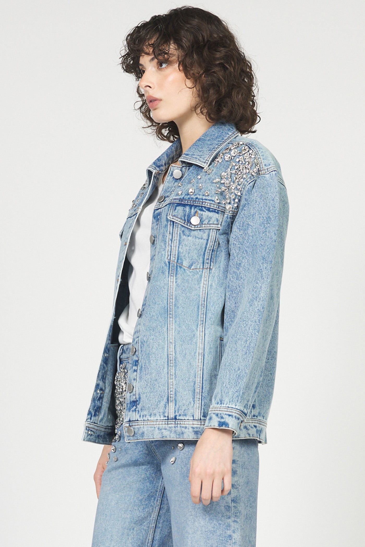 SPARKLE JANETTE DENIM JACKET