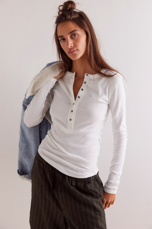 FREE PEOPLE IVORY JAMIE HENLEY