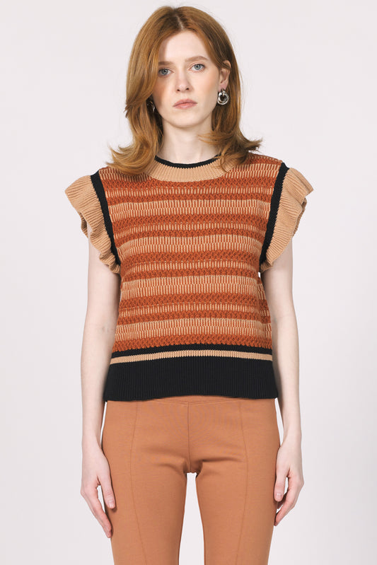 BROWN SUGAR KASSANDRA TOP
