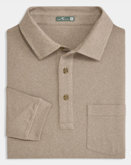 BIRCH WANDER LONG SLEEVE POLO
