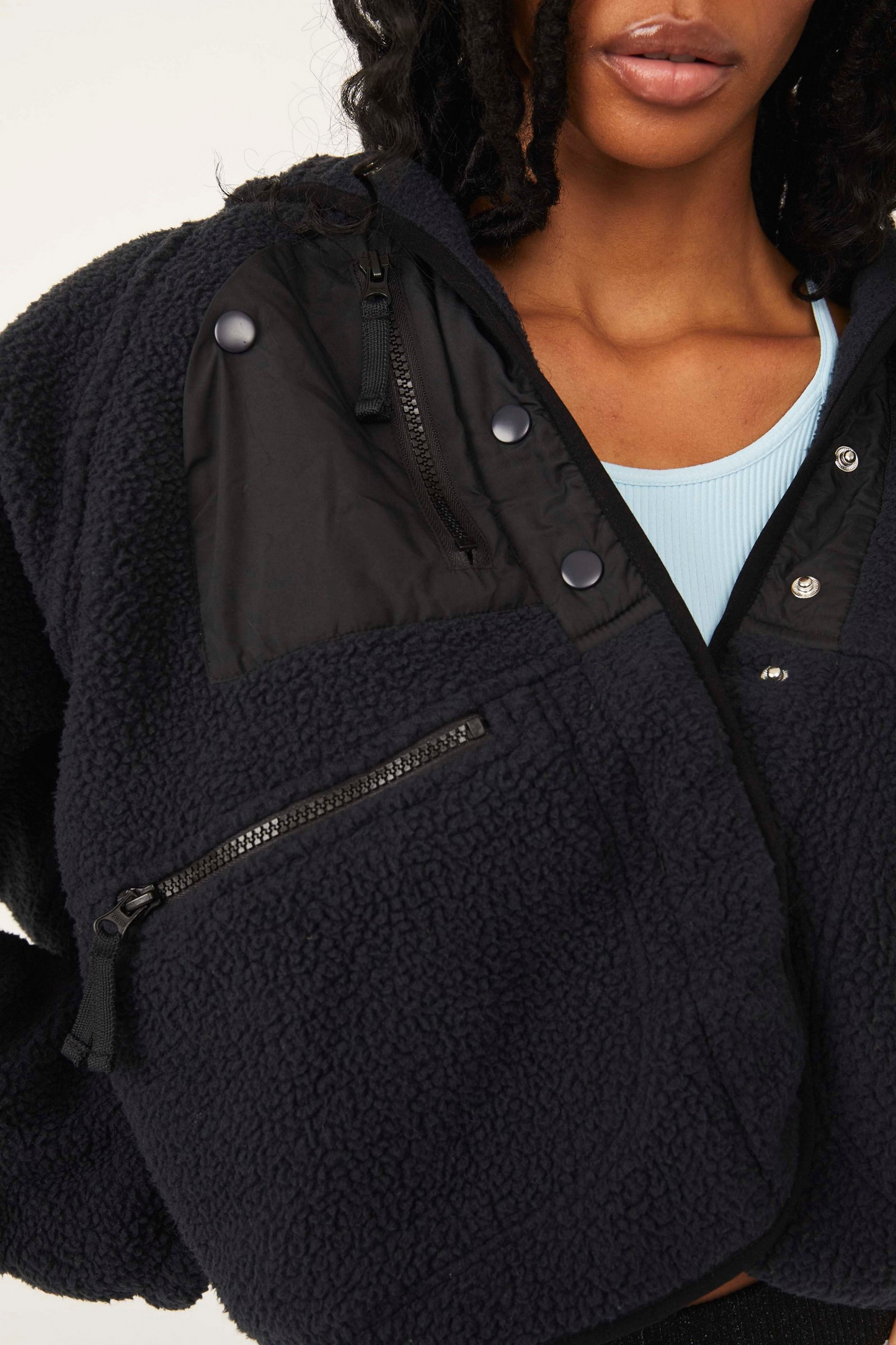 BLACK HIT THE SLOPES JACKET