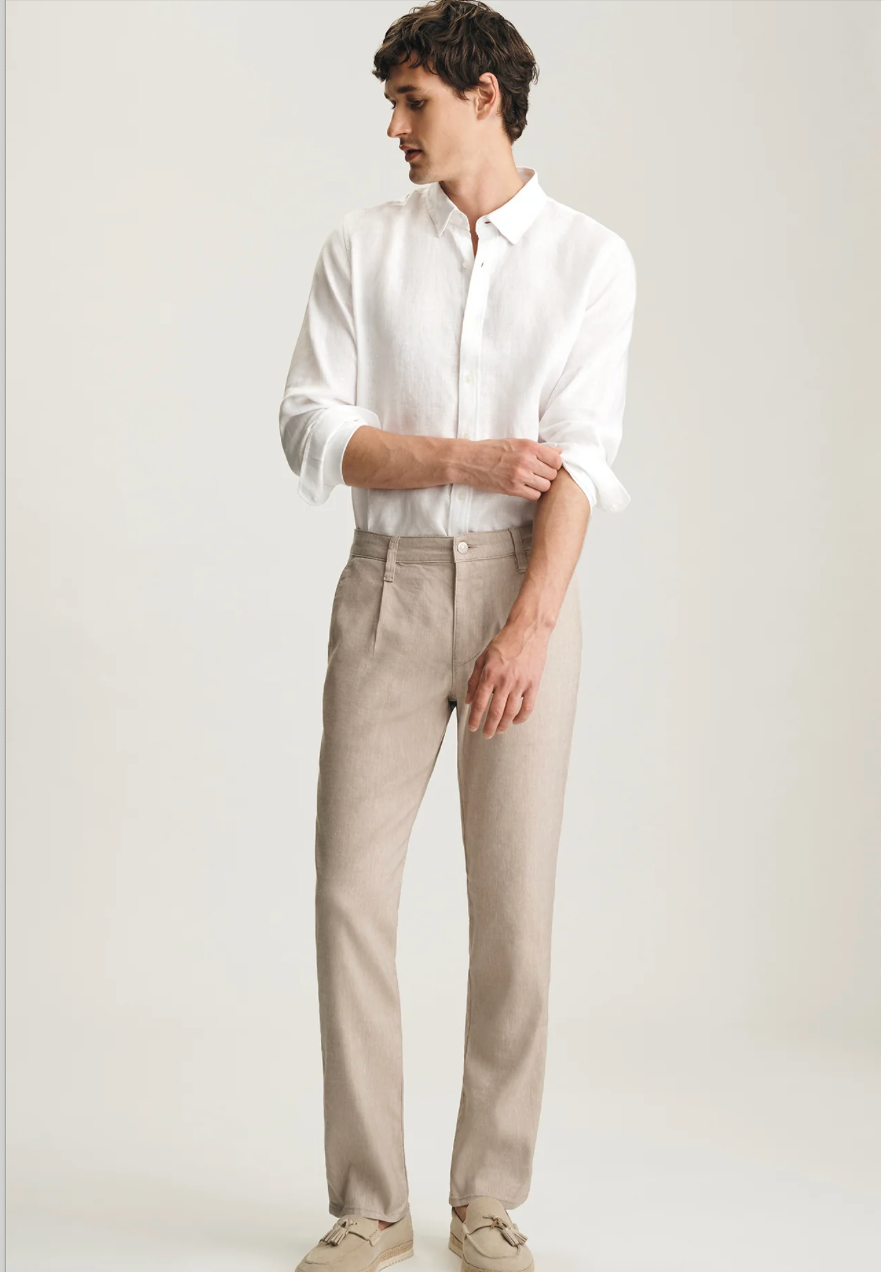 COFFEE WILL PLEATED LINEN PANT